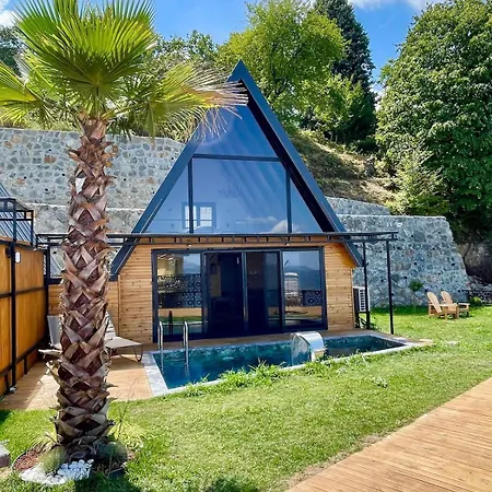 Holiday home Sakarya Kurtkoey Dibektas Da 2 1 Salon Isitmali Oezel Havuz -goel Manzarali - 5 Kisilik Bungalov-bng-116 Sapanca